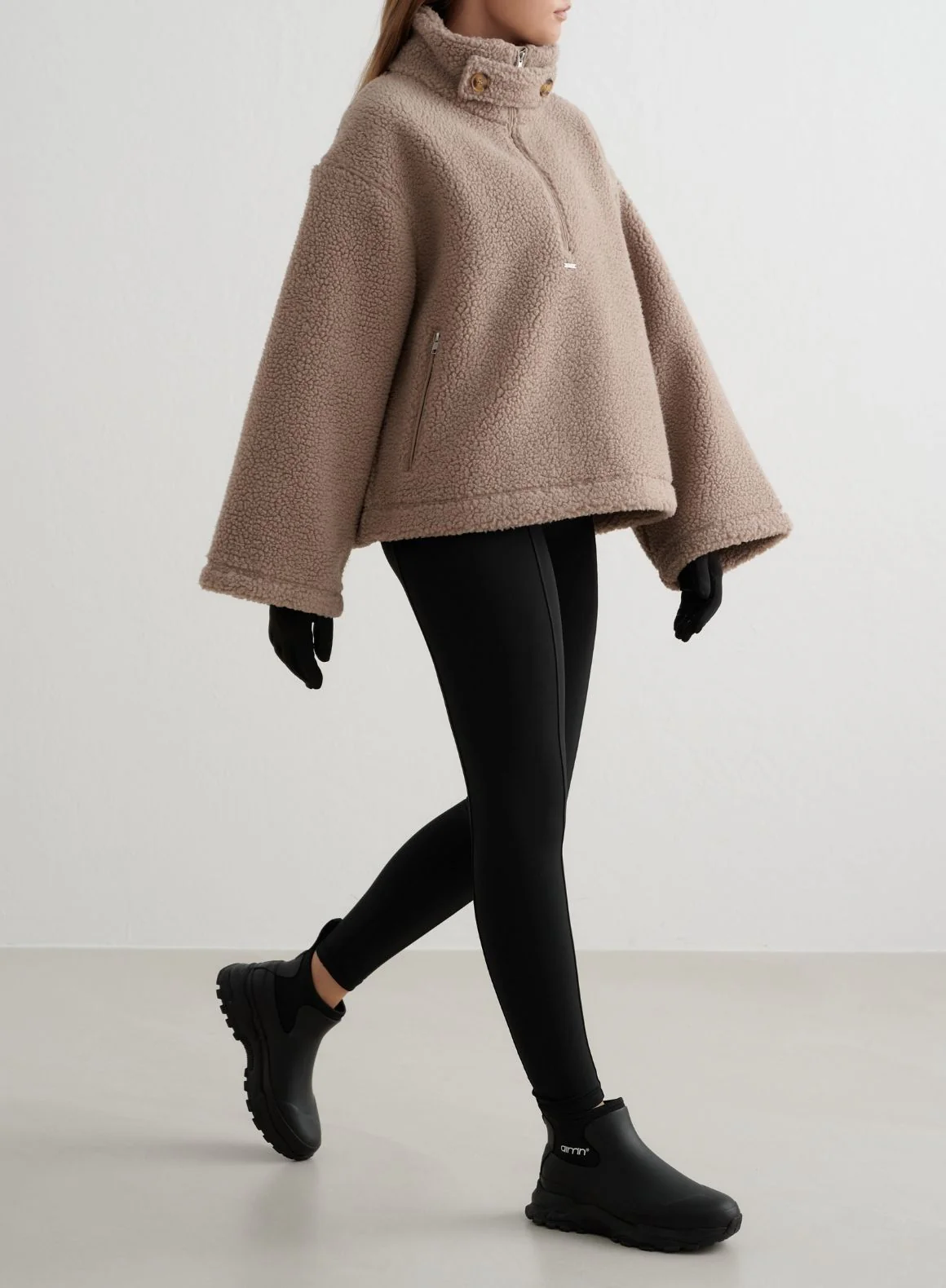 Dark Clay Pile Anorak - Image 5