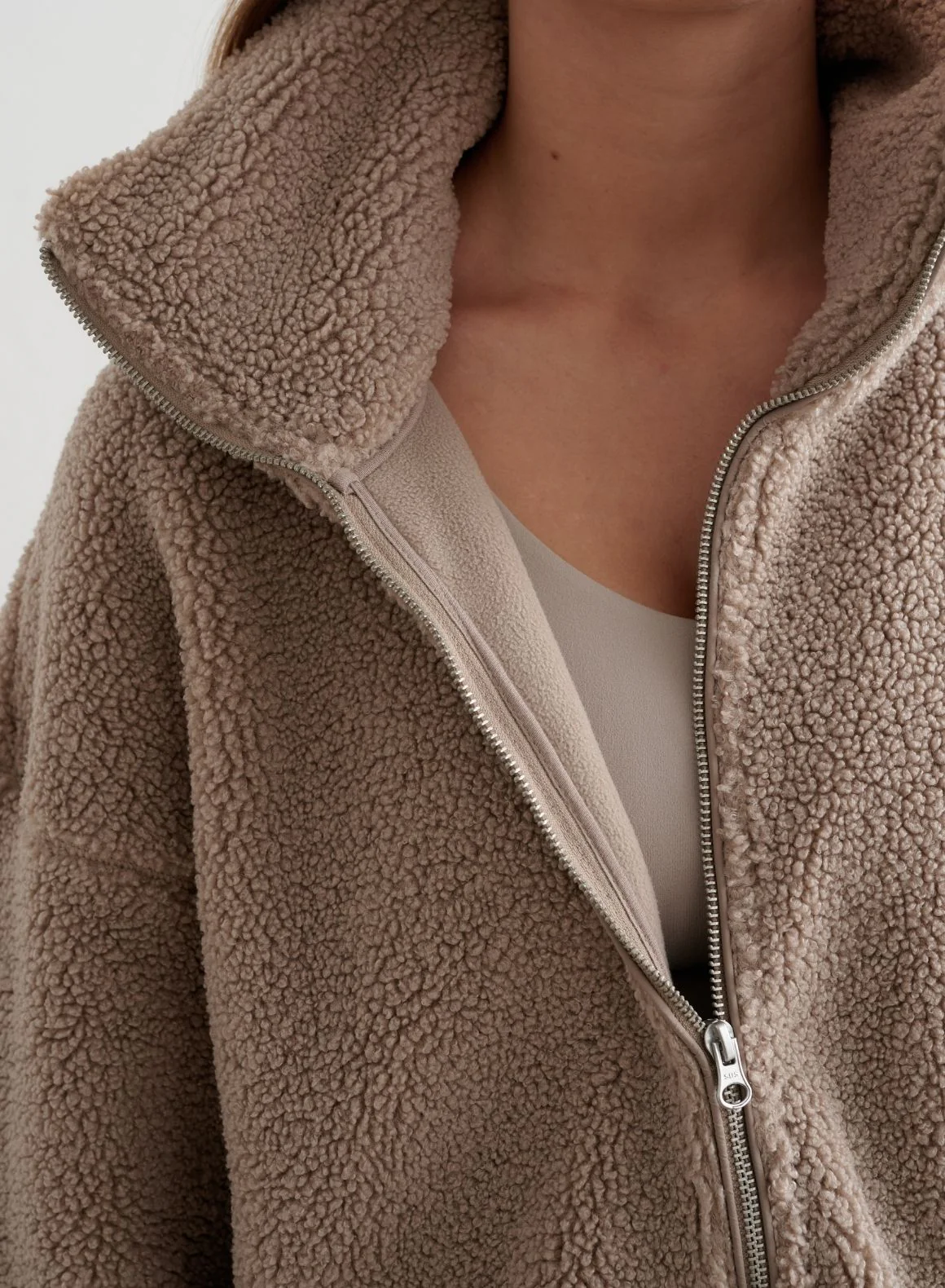 Dark Clay Pile Jacket - Image 8
