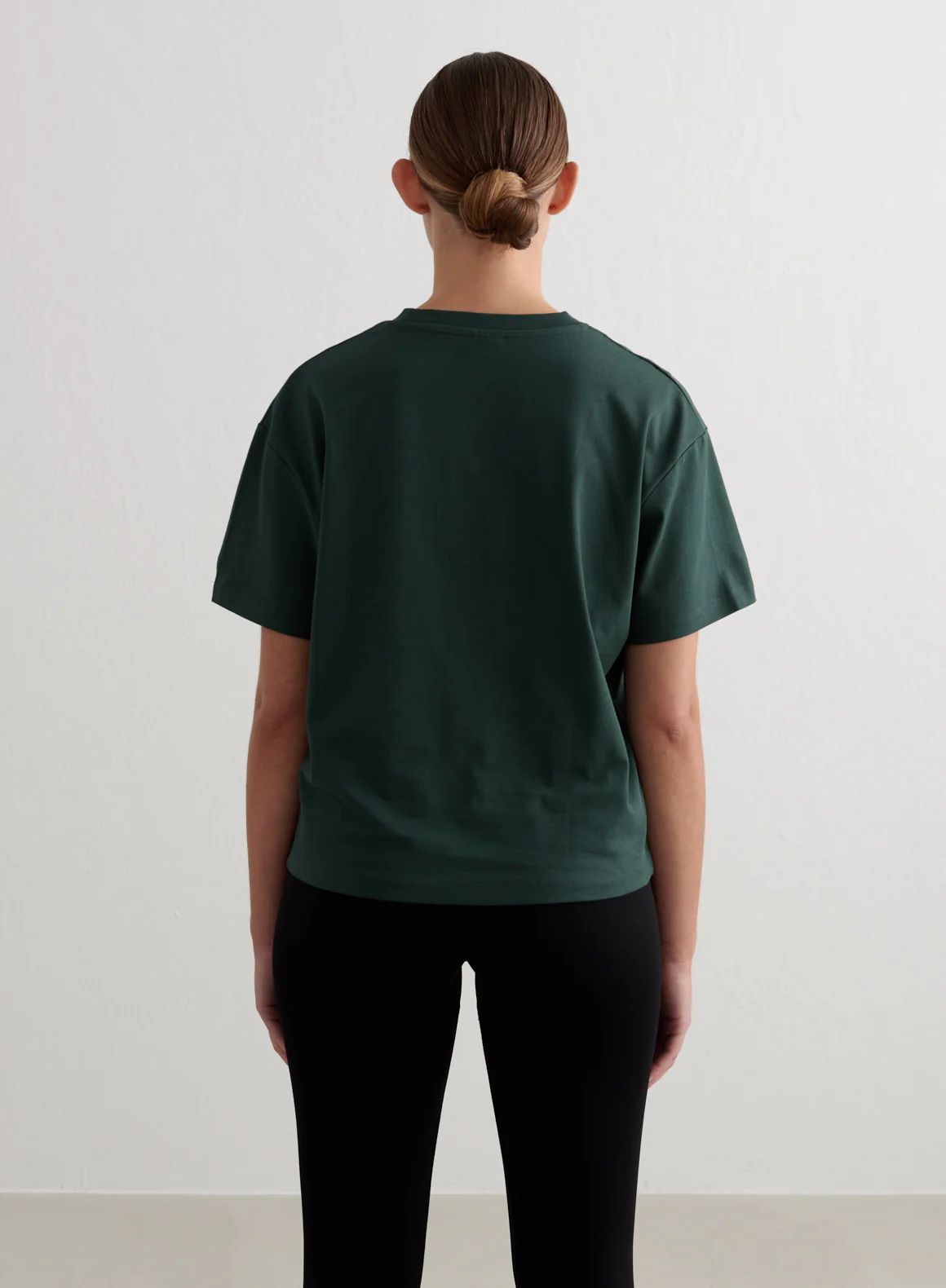 Deep Emerald Varsity Boxy T-shirt - Image 4