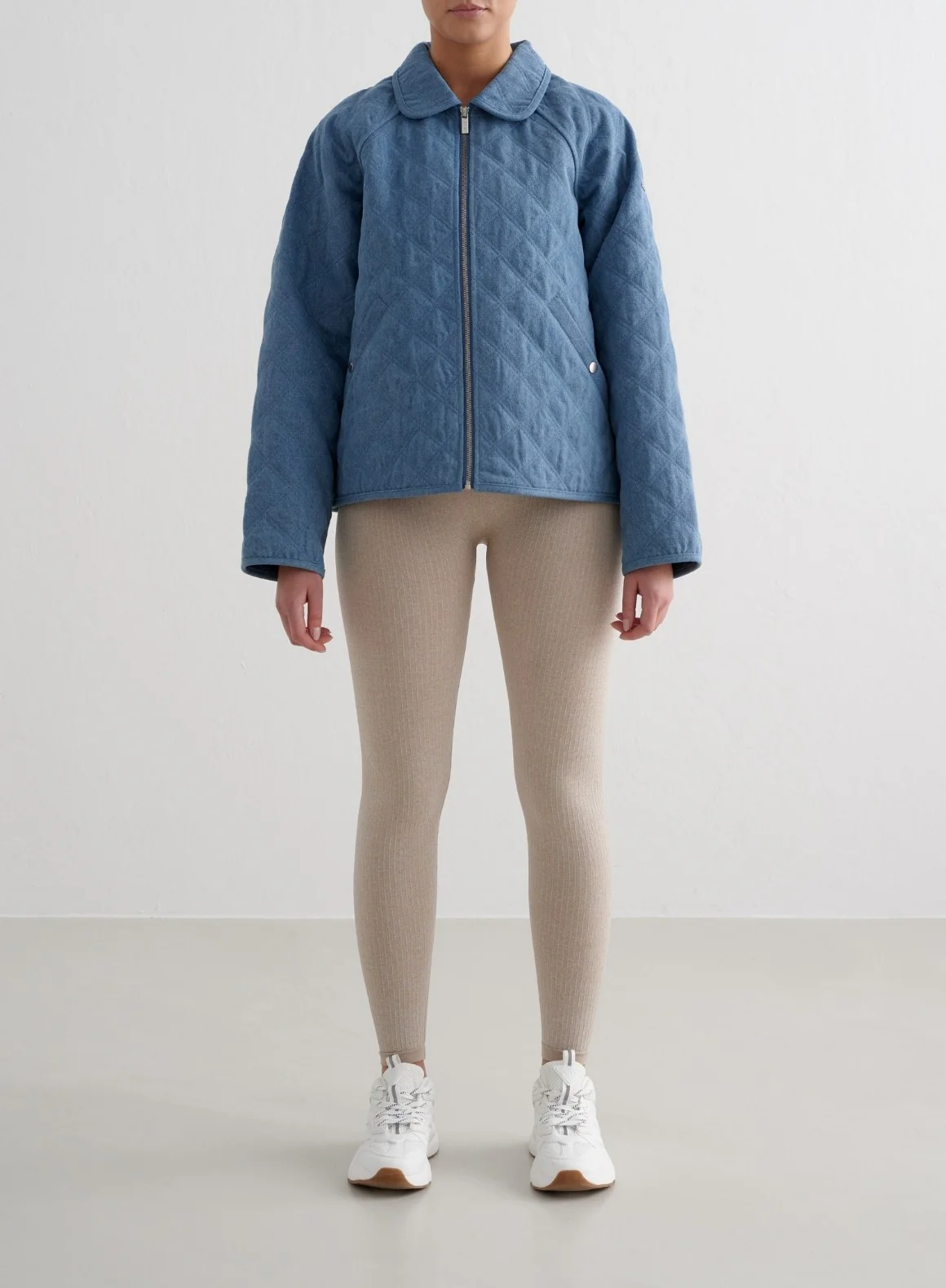 Denim Quilted Jacket