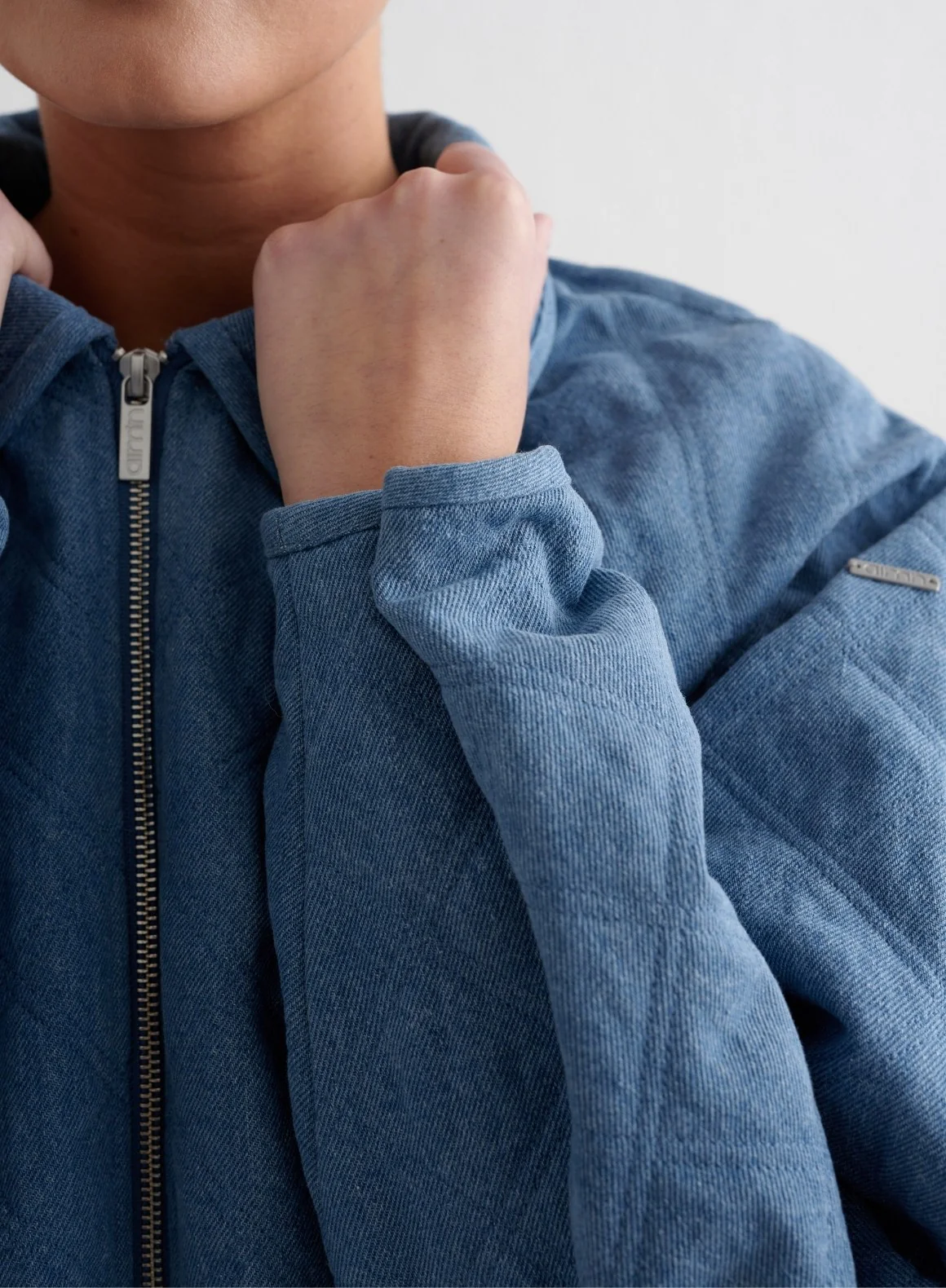 Denim Quilted Jacket - Image 5