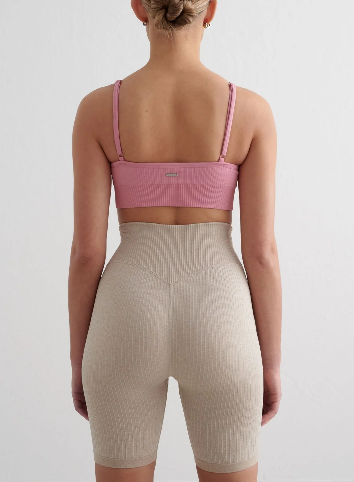 Desert Rose Ribbed Seamless Deep Cut Bra - Image 2