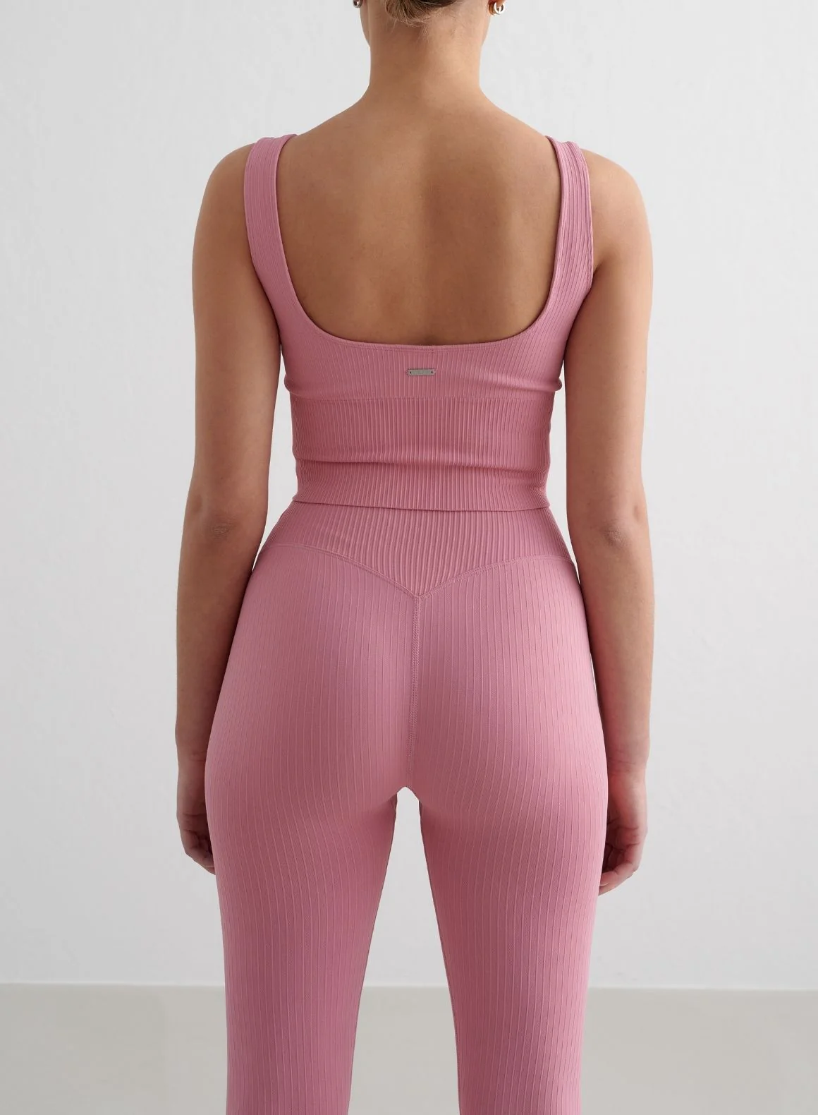 Desert Rose Ribbed Seamless Tights - Image 3