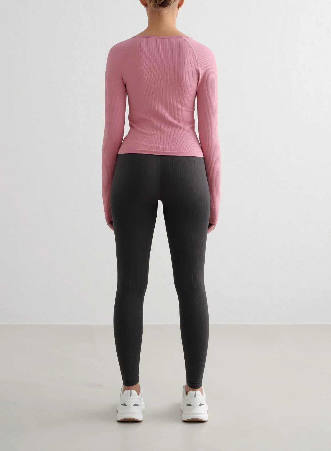 Desert Rose Ribbed Seamless Zip Jacket - Image 4