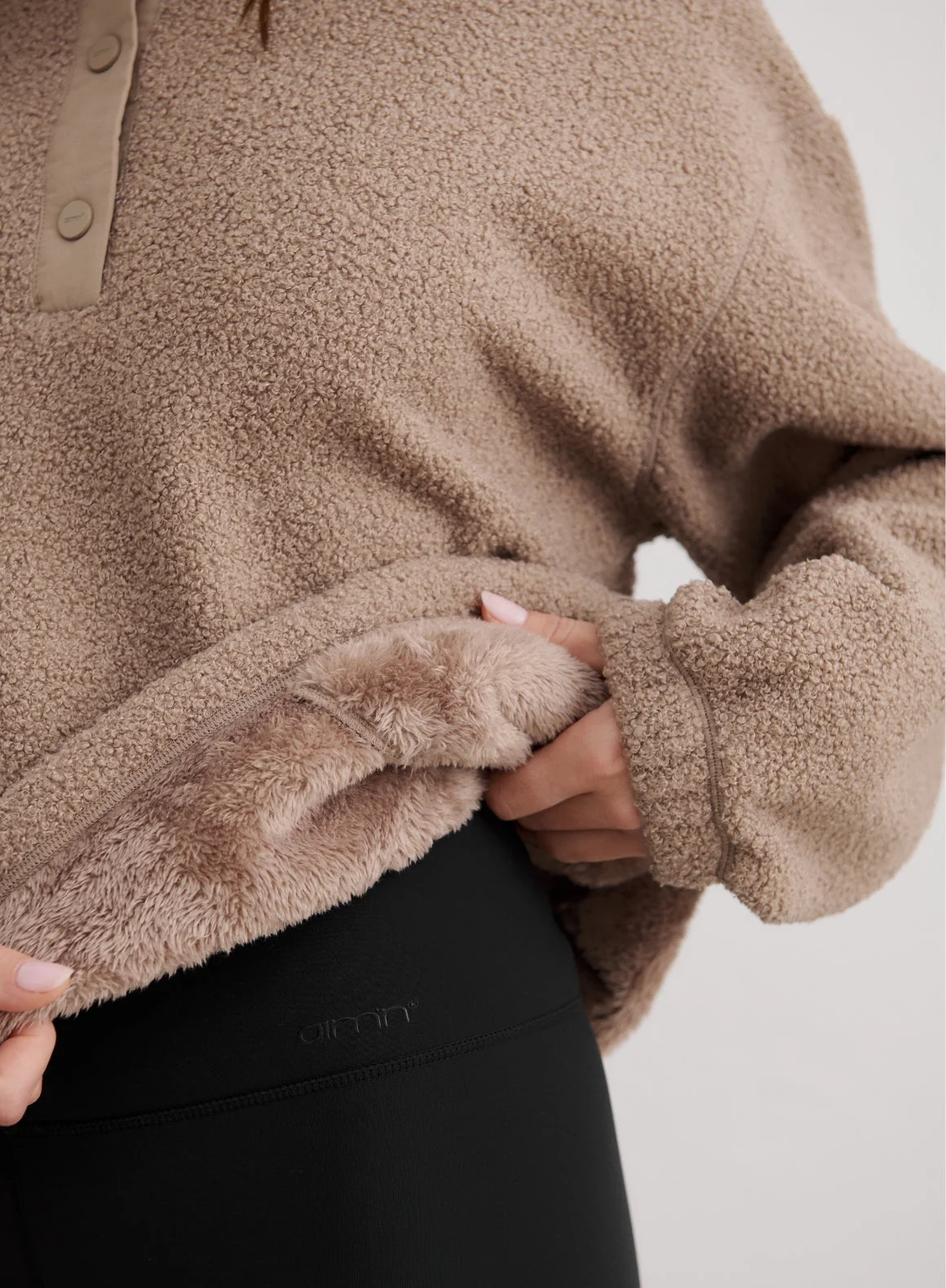 Espresso Polar Fleece Long Sleeve - Image 3