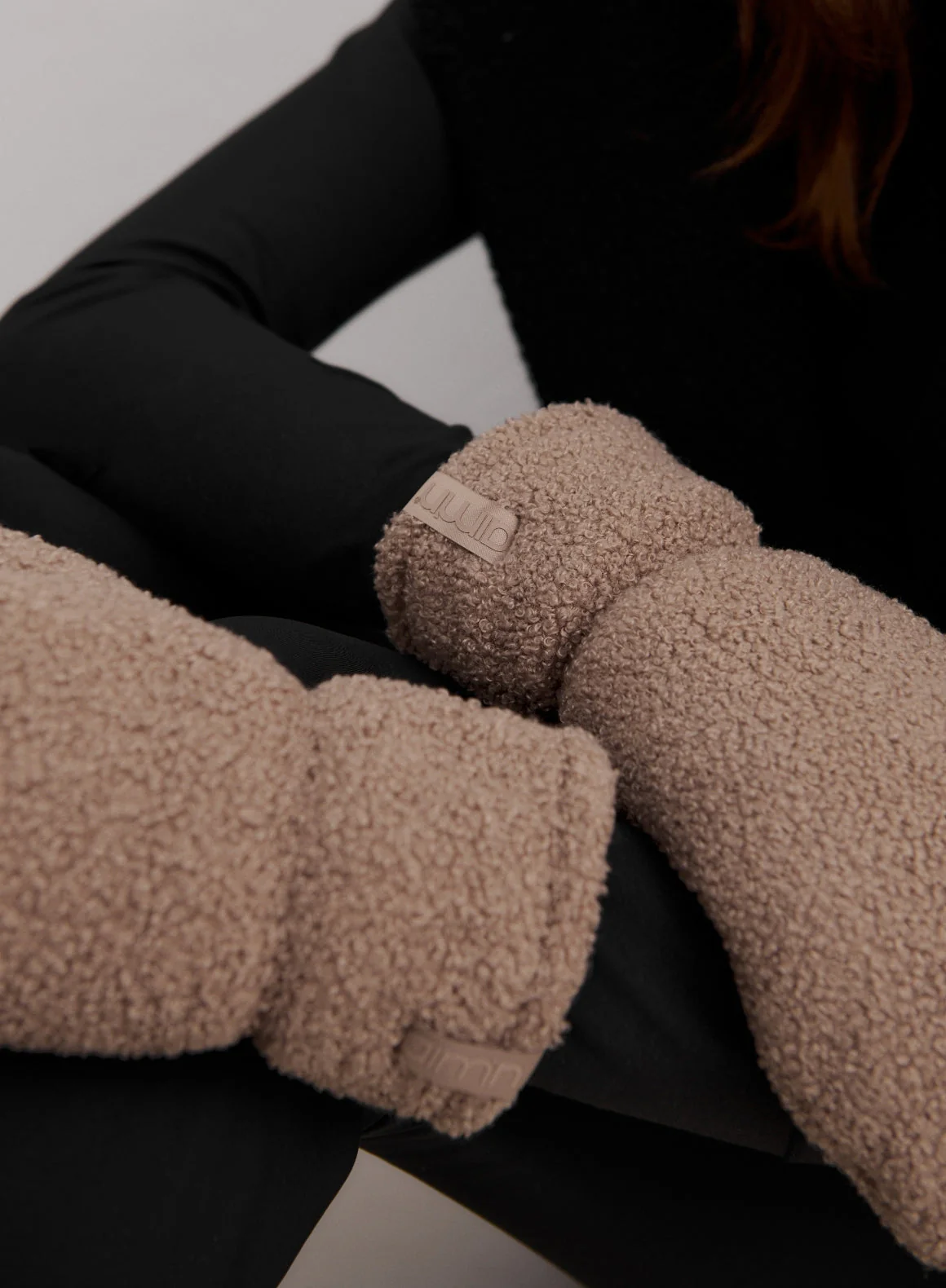 Espresso Polar Fleece Mittens - Image 2
