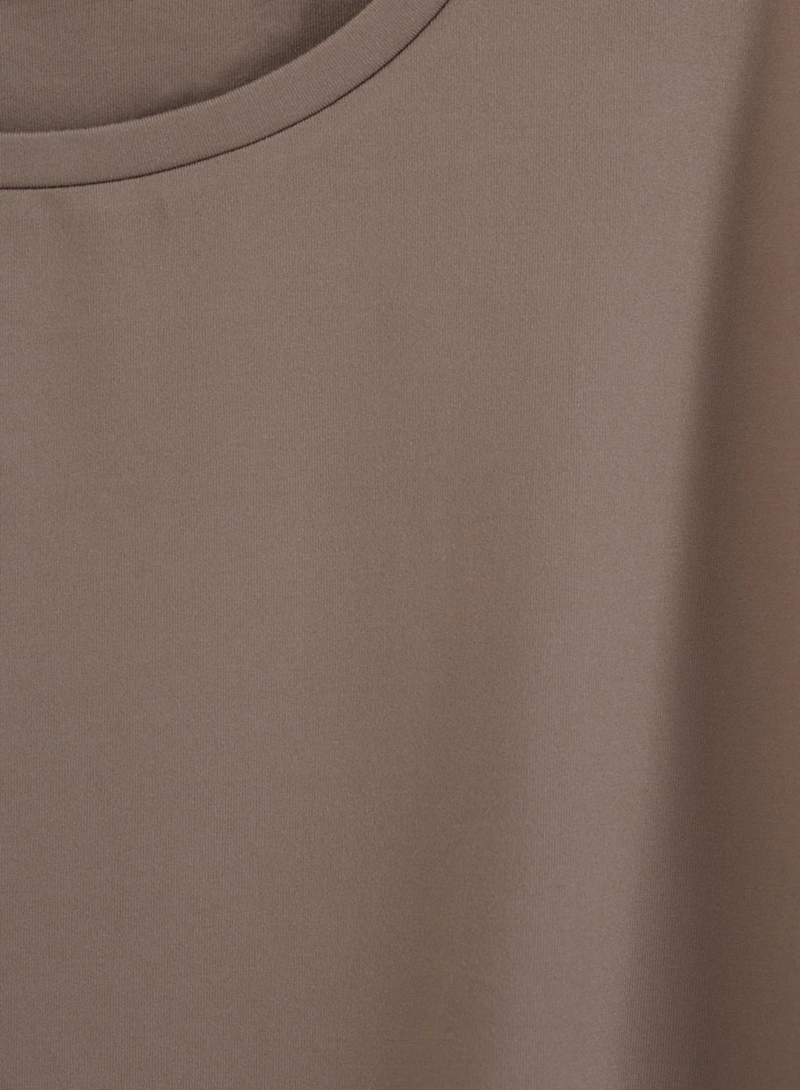 Espresso Soft Basic Roll Sleeve Top - Image 8