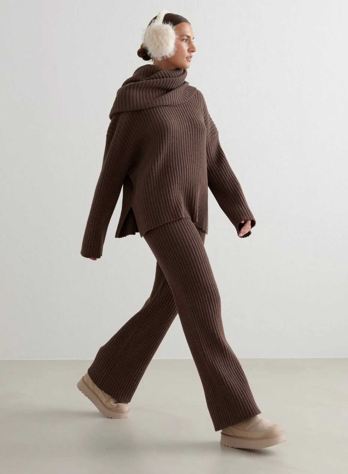 Macchiato Rib Knit Pants - Image 6