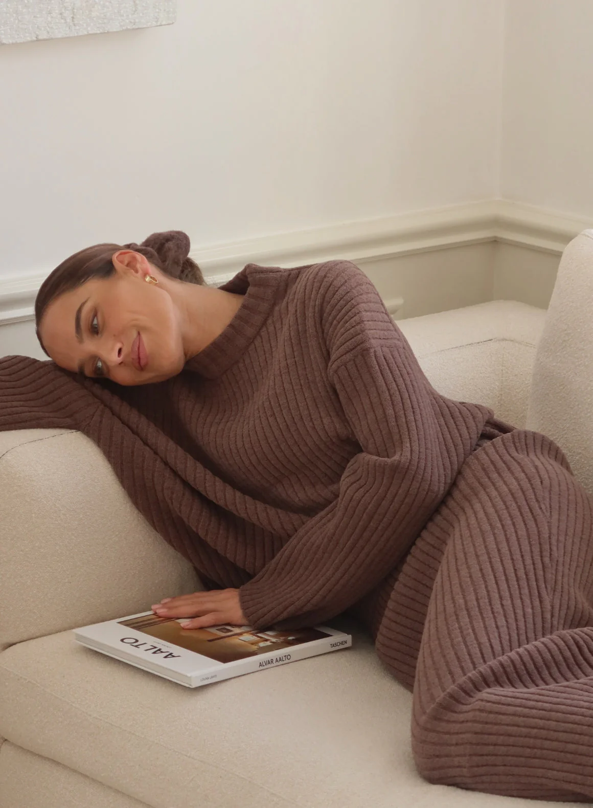 Macchiato Rib Knit Sweater