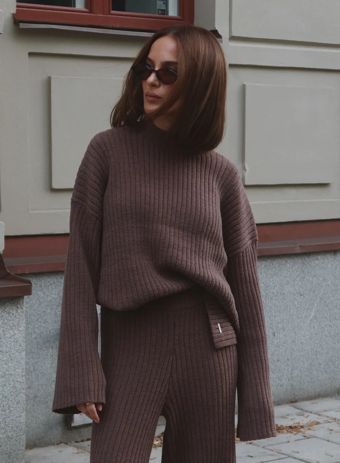 Macchiato Rib Knit Sweater - Image 9