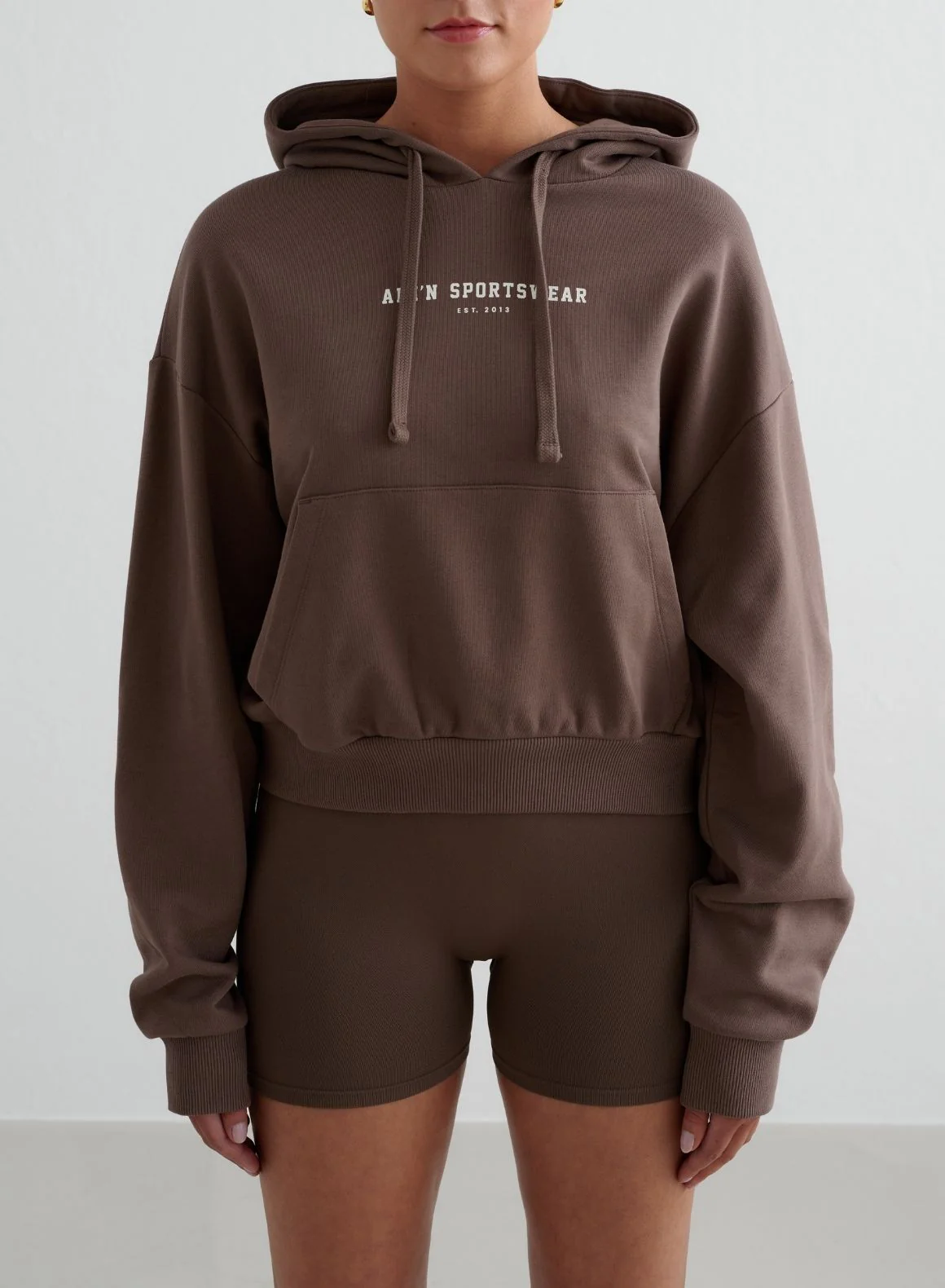 Macchiato Varsity Chunky Terry Hood