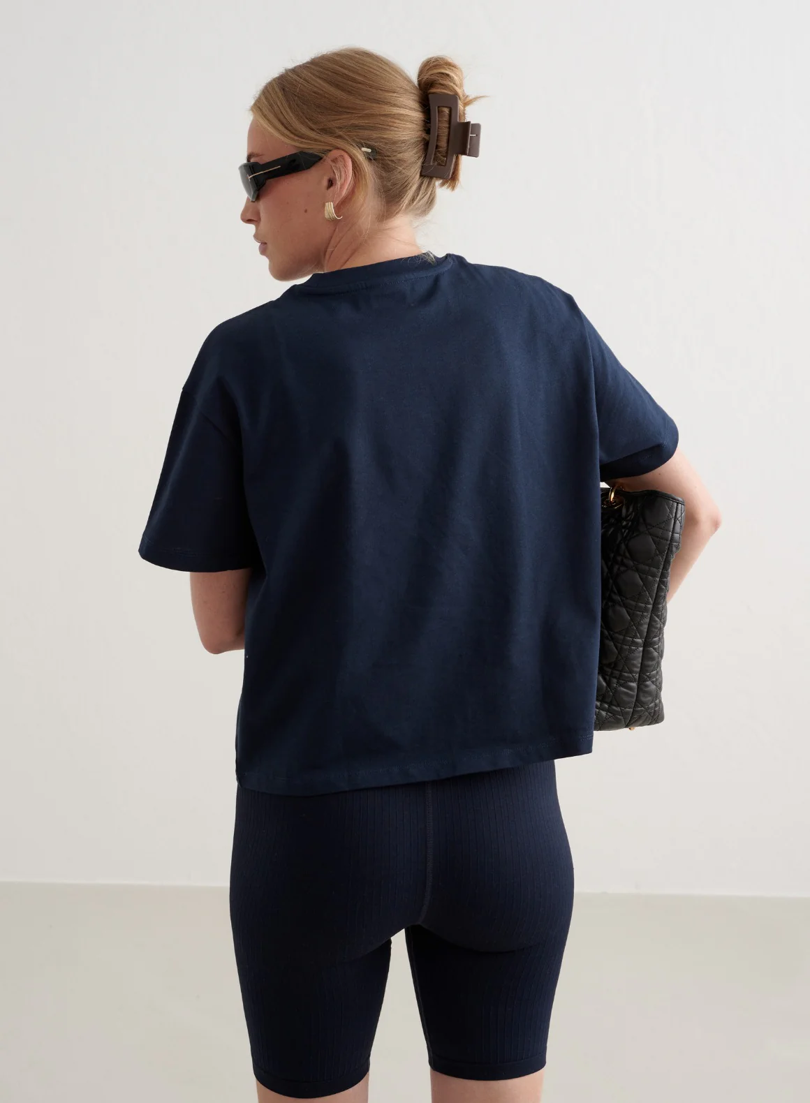 Navy Heritage Boxy T-shirt - Image 5