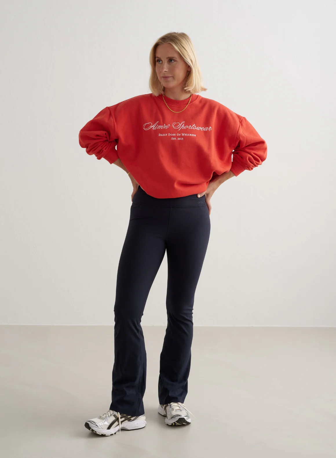 Navy Sense Flare Tights - Image 9