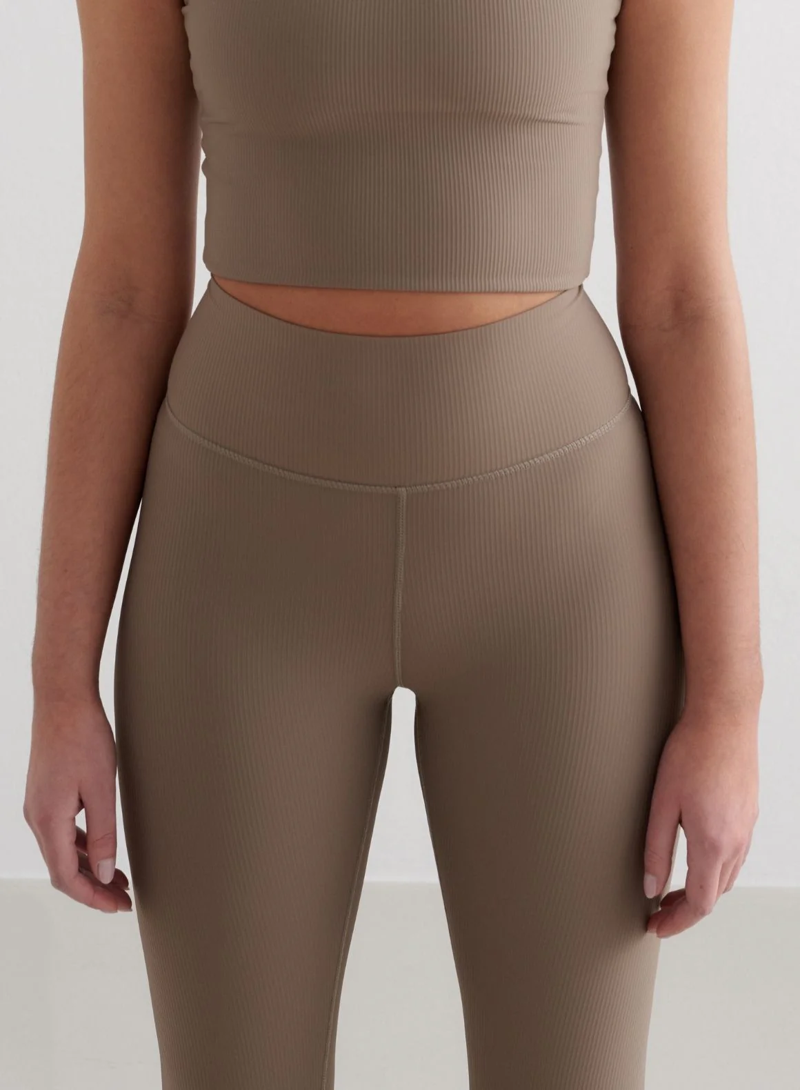Nougat Ribbed Performance Tights - Image 4