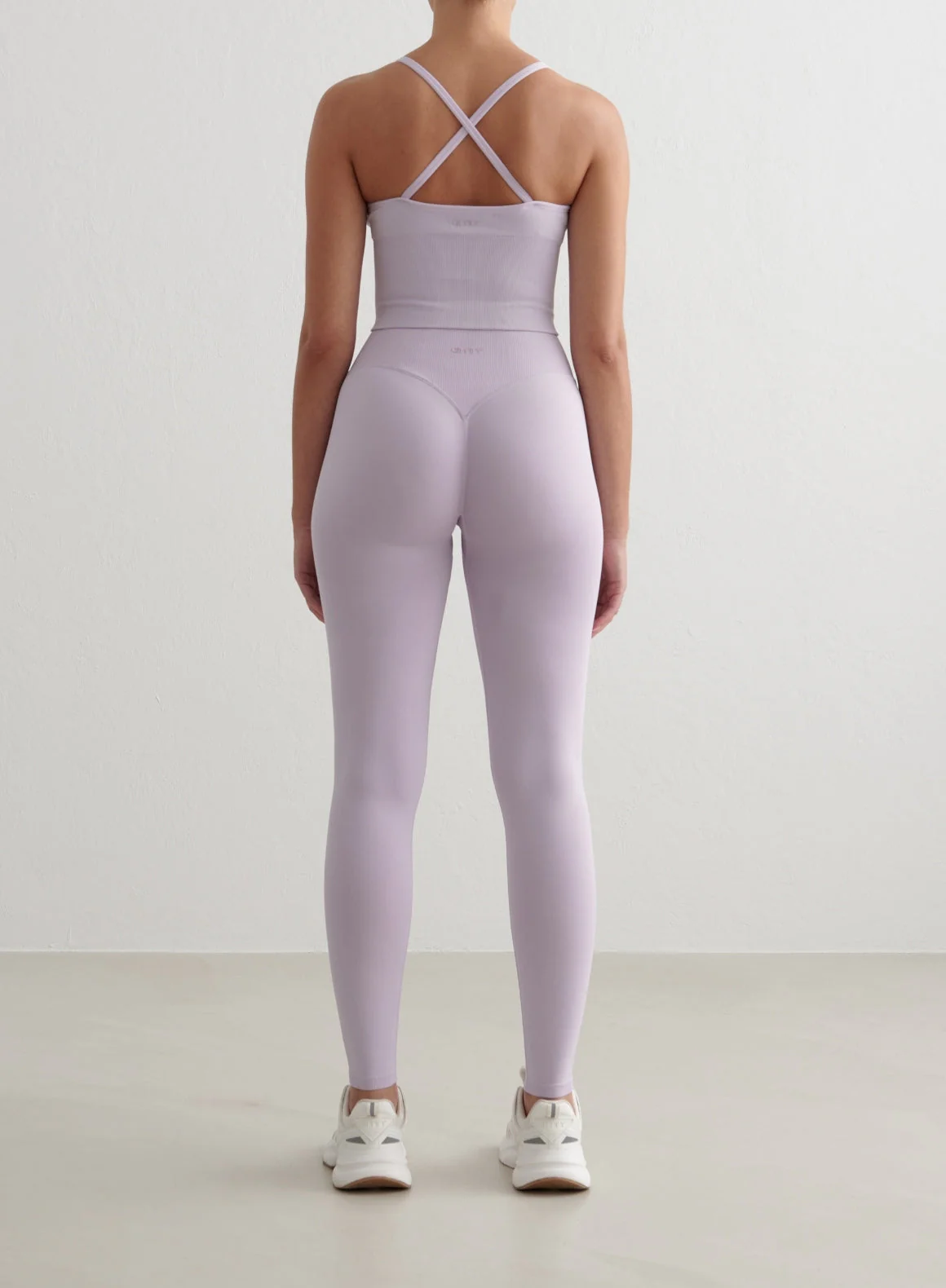 Pale Lavender Shape Seamless Tights - Image 2