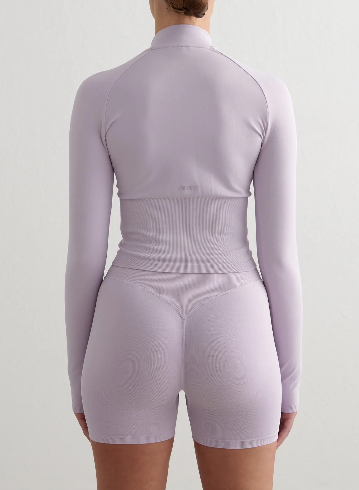 Pale Lavender Shape Seamless Zip Jacket - Image 2