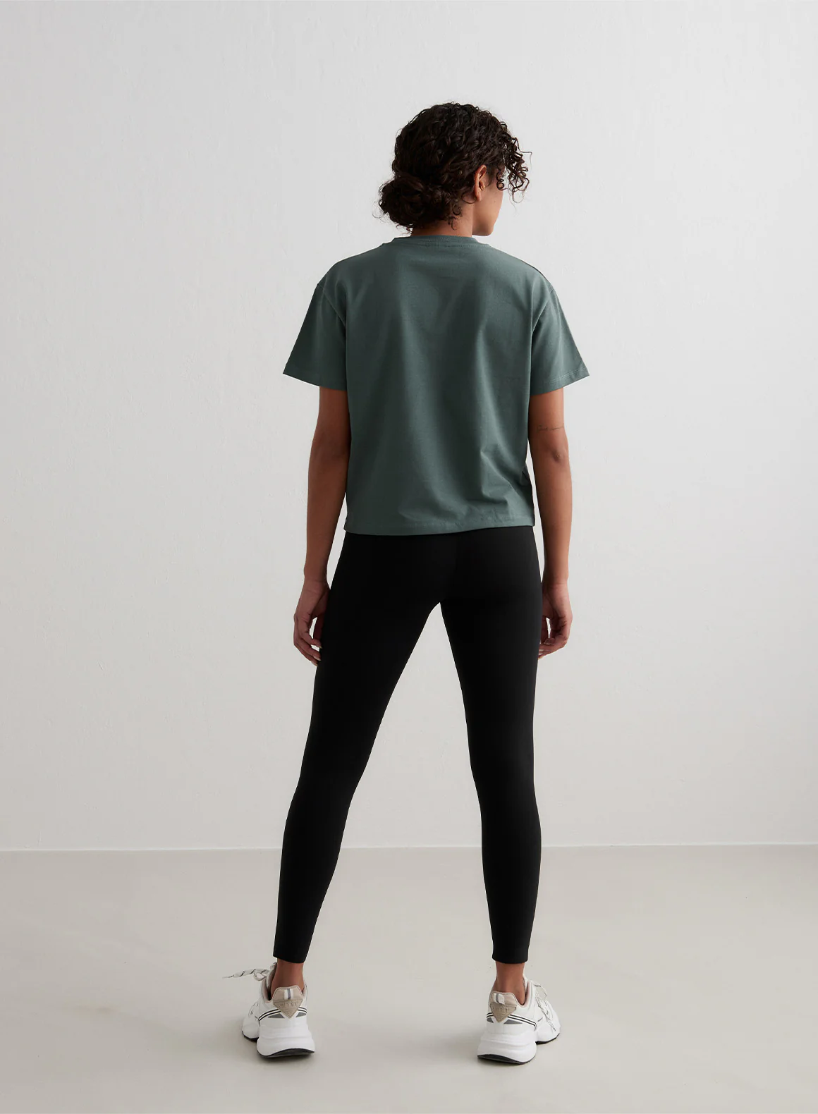 Sage Serif Boxy T-shirt - Image 4