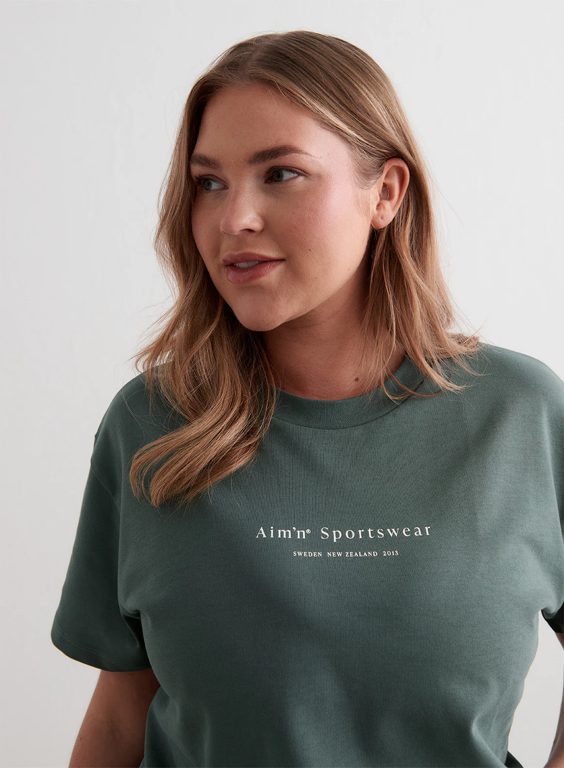 Sage Serif Boxy T-shirt - Image 5