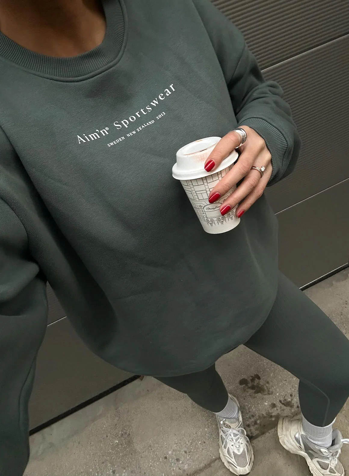 Sage Serif Sweatshirt - Image 4