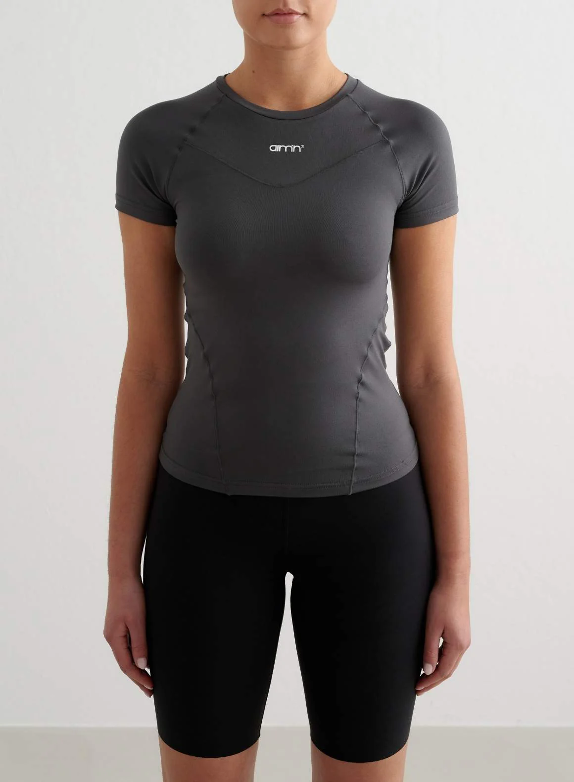 Shadow Grey Soft Basic Short Sleeve