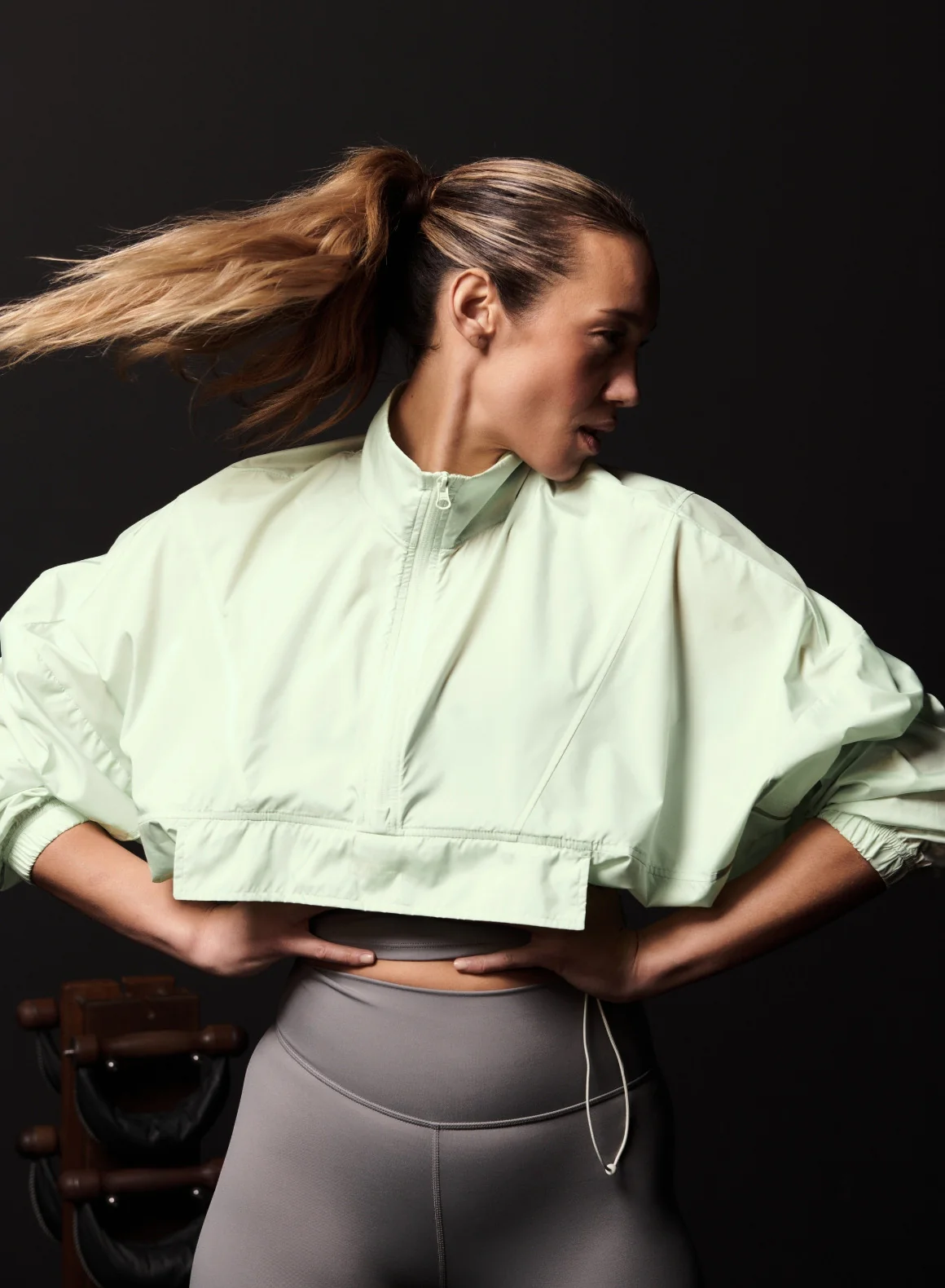 Spearmint Balance Blocked Windstopper Jacket - Image 8