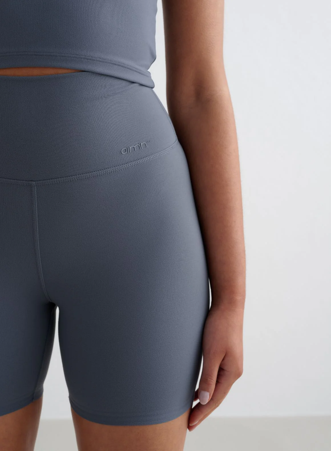 Storm Blue Sense Midi Biker Shorts - Image 5
