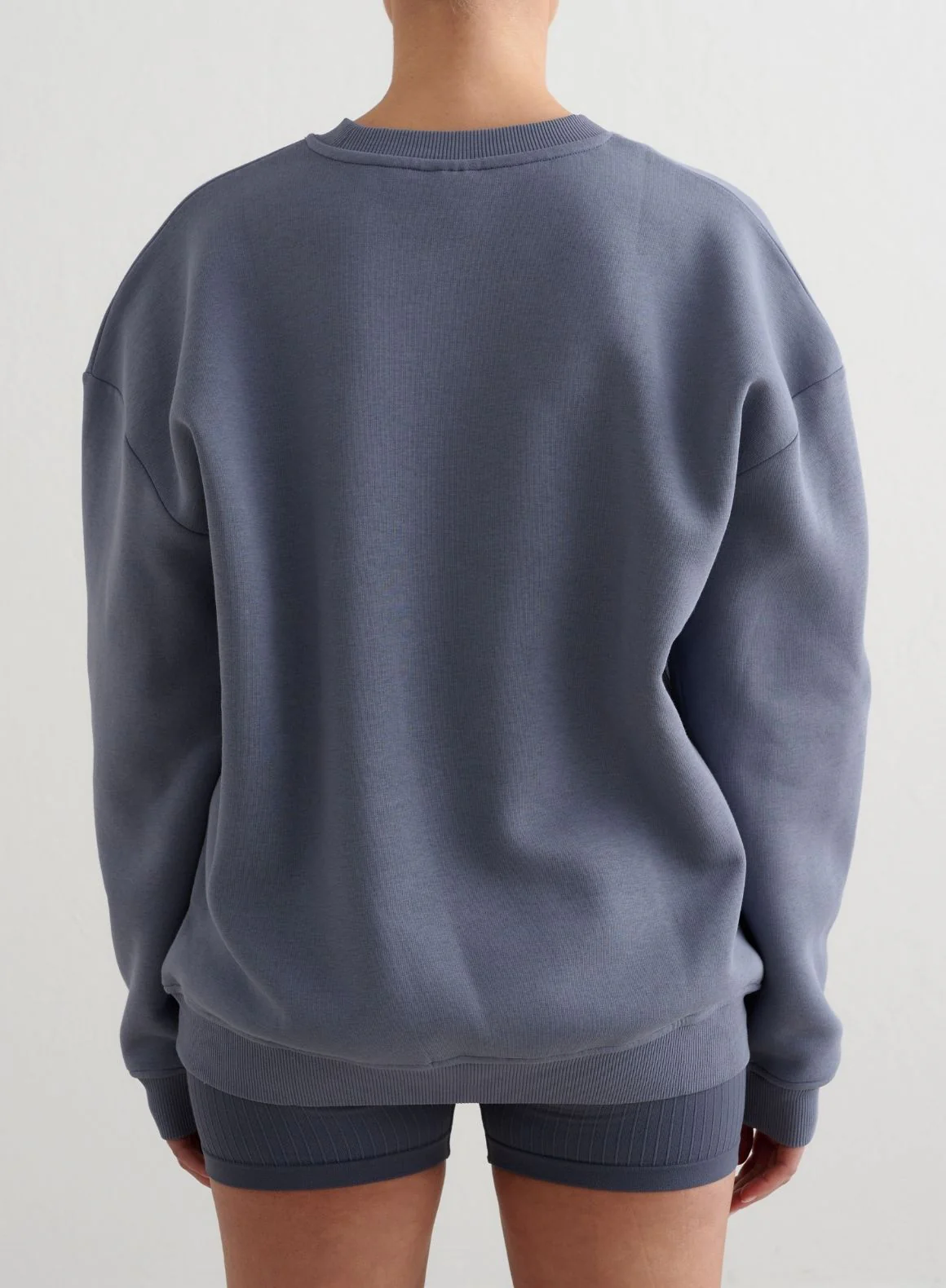 Storm Blue Serif Sweatshirt - Image 2