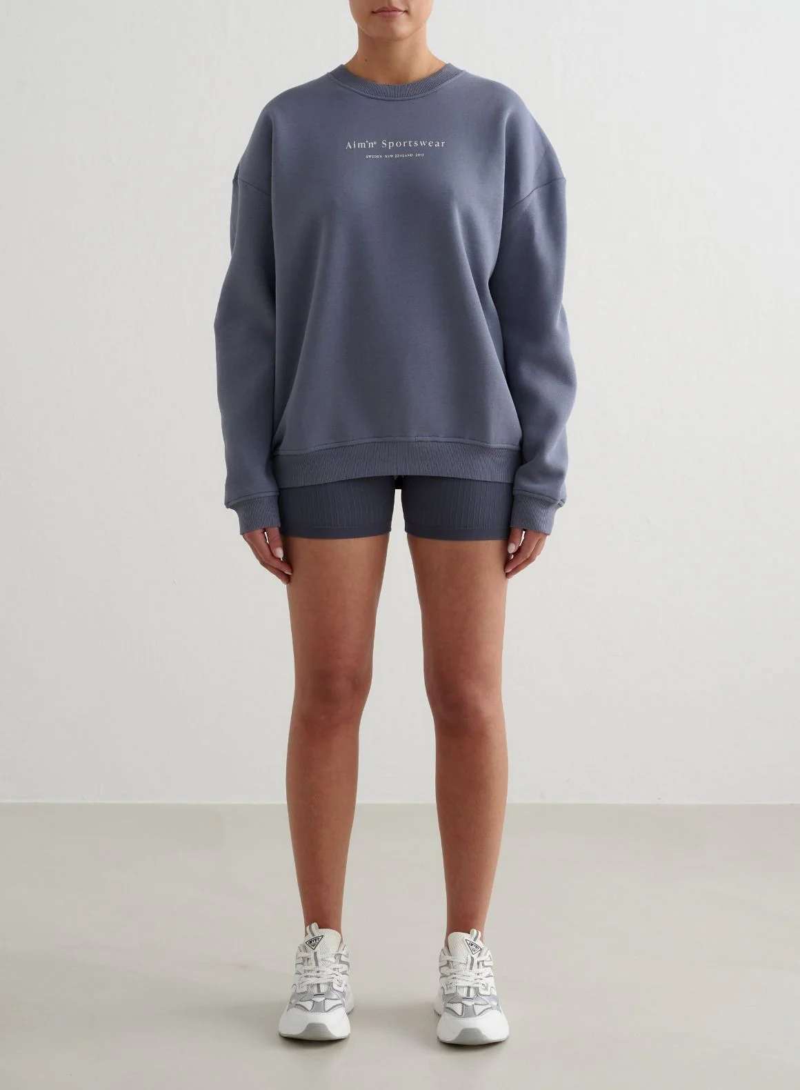 Storm Blue Serif Sweatshirt - Image 3