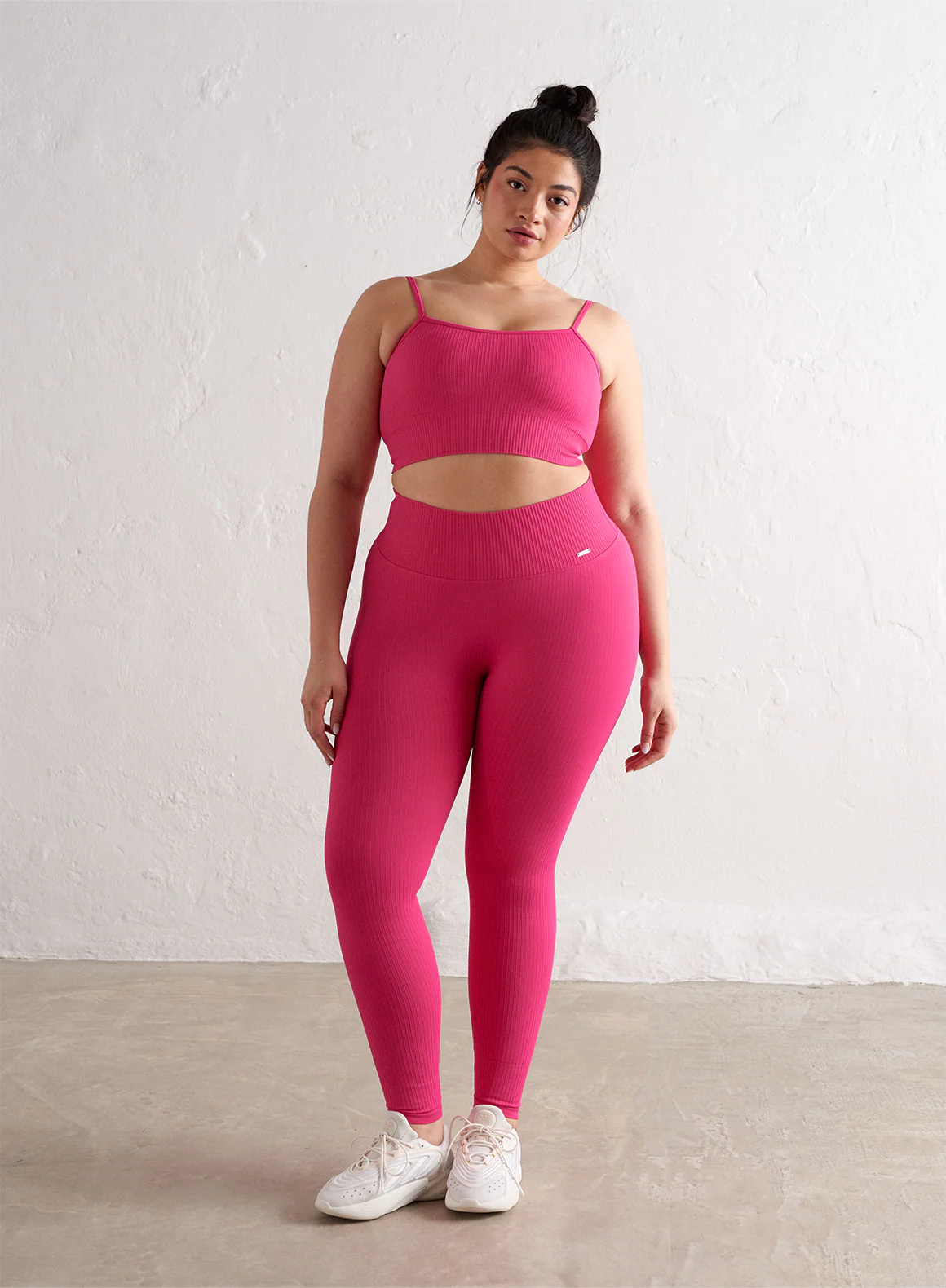 Berry/Sugar Rush Ribbed Seamless Strap Bra - Image 3
