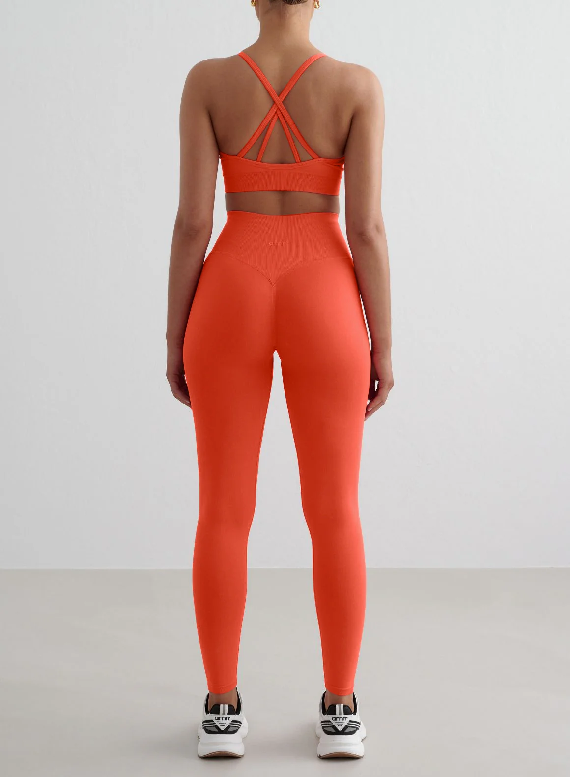 Tangerine Shape Seamless Cross Back Bra - Image 4