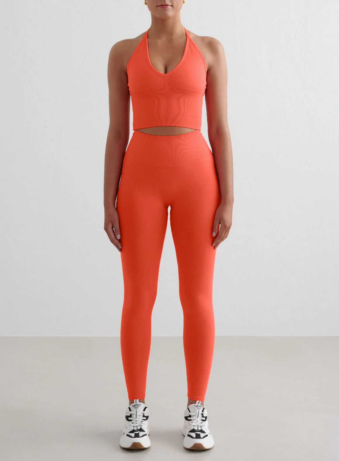 Tangerine Shape Seamless Cross Back Bralette - Image 4