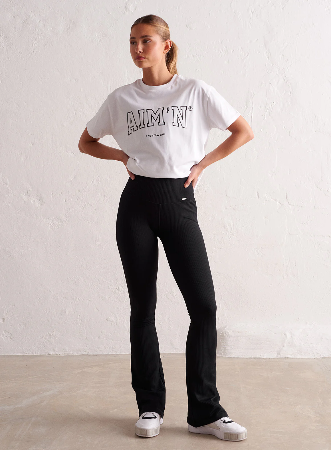 White College Boxy T-shirt - Image 3