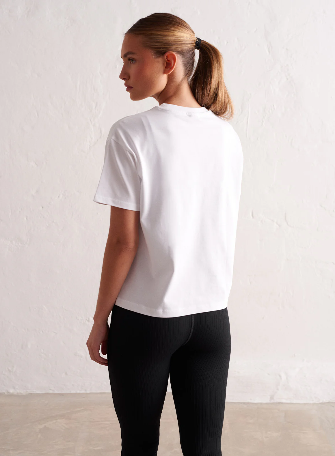 White College Boxy T-shirt - Image 4