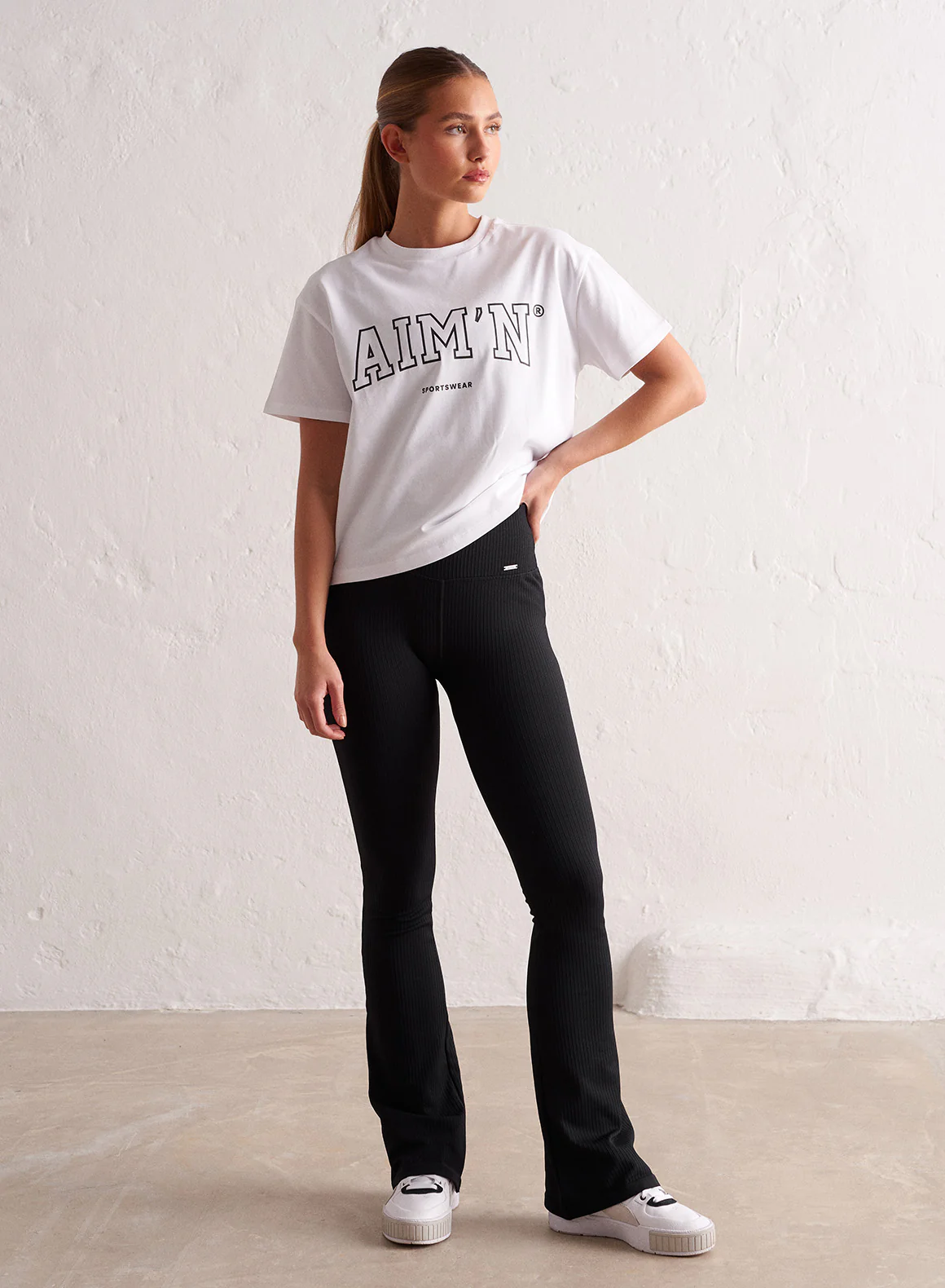 White College Boxy T-shirt - Image 5