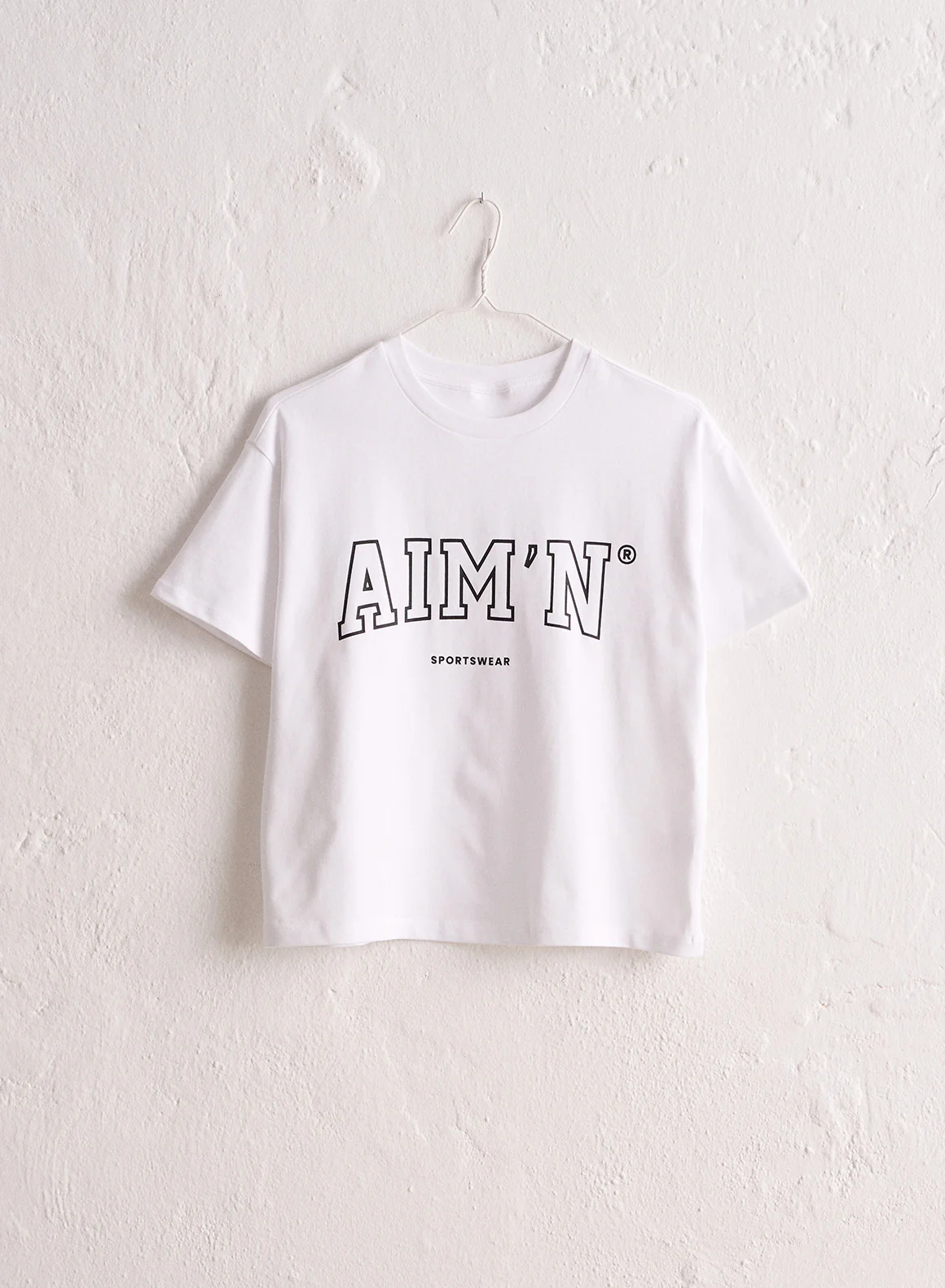 White College Boxy T-shirt - Image 6
