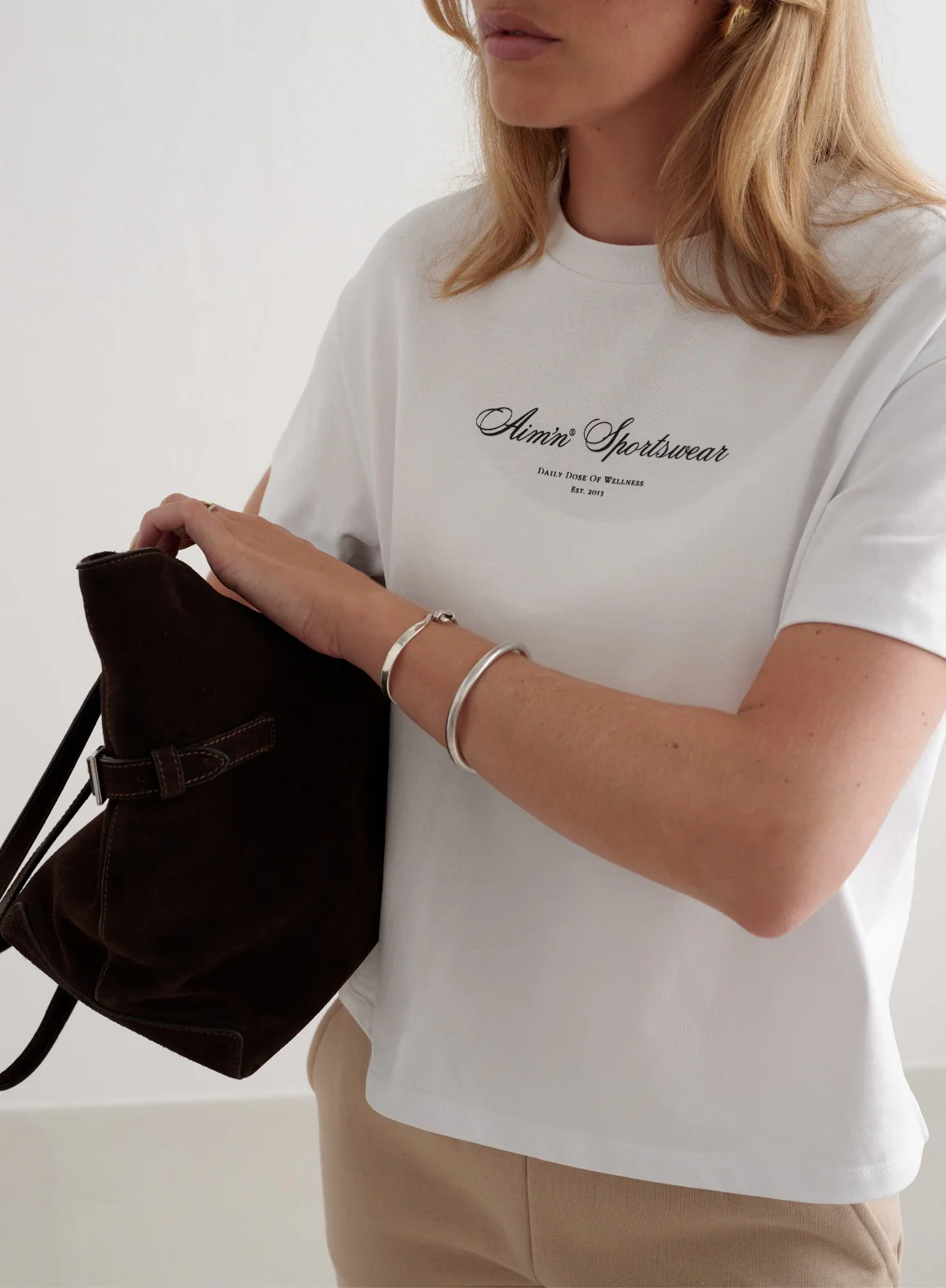 White Heritage Boxy T-shirt - Image 4