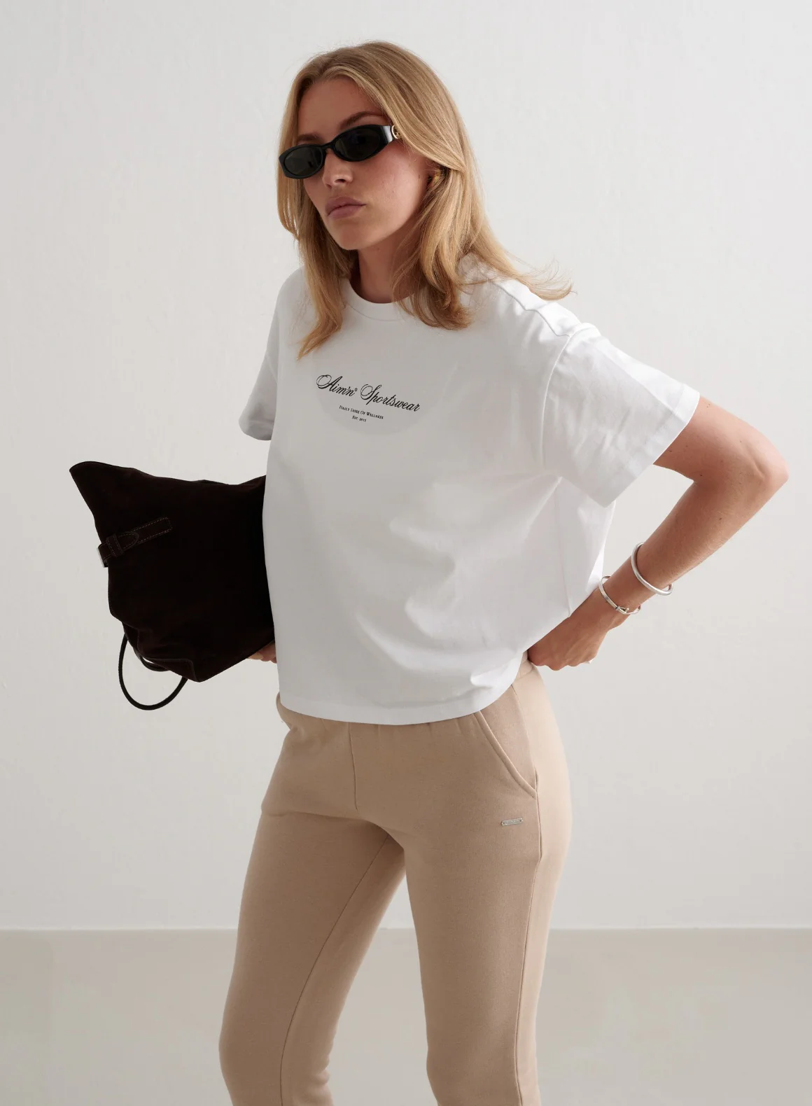White Heritage Boxy T-shirt - Image 6
