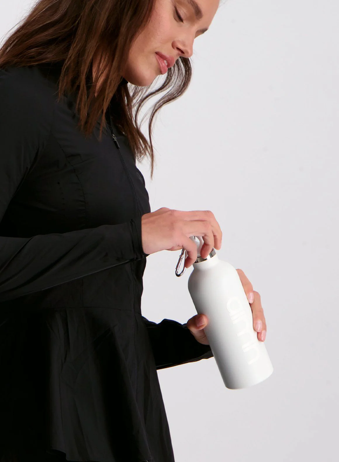White Hydrate Water Bottle - Image 2