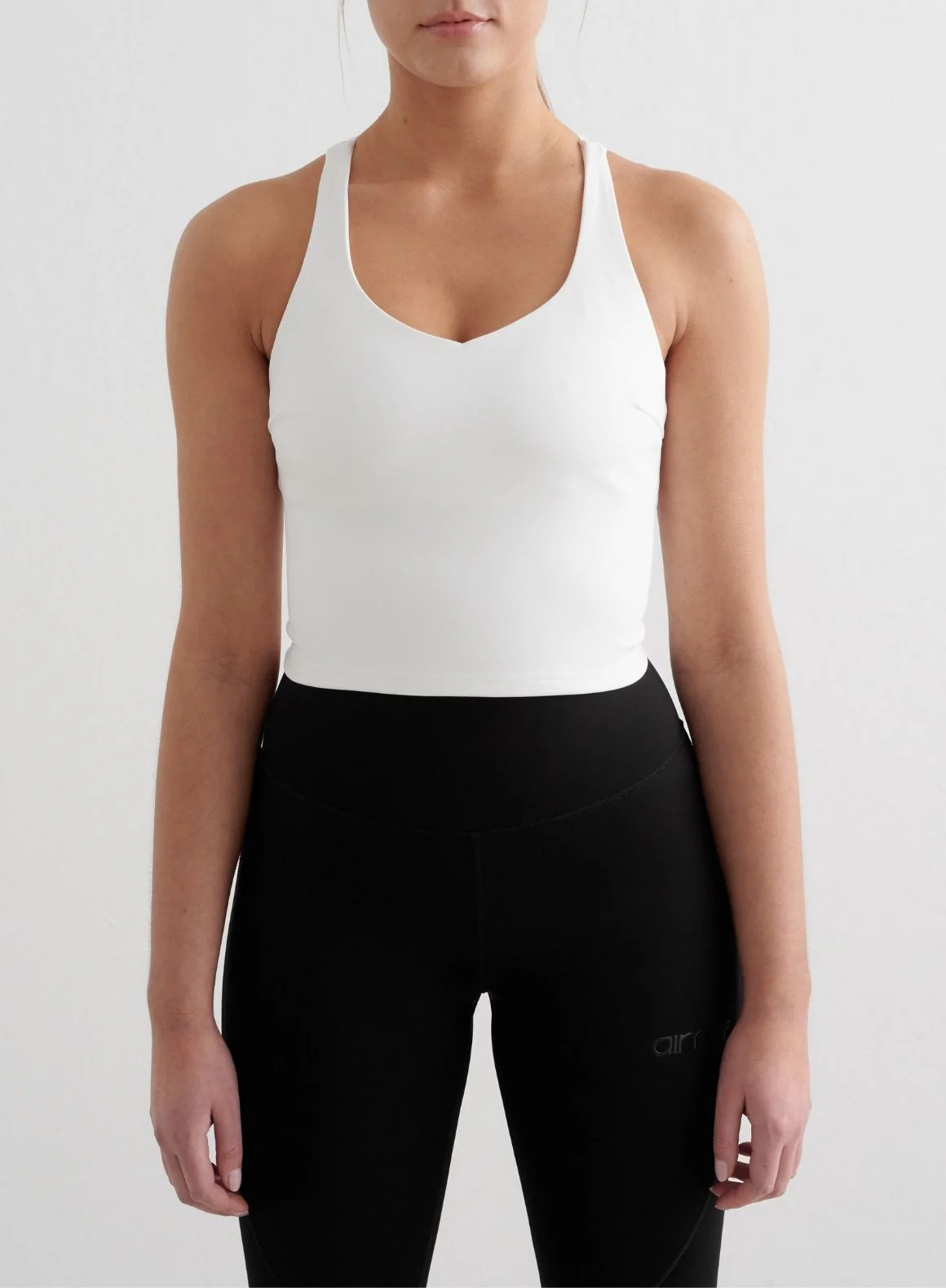 White Sculpting Strappy Bralette - Image 2