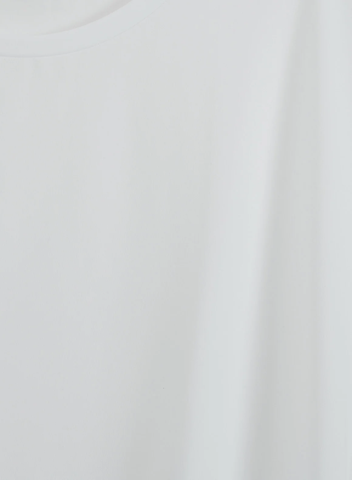 White Soft Basic Roll Sleeve Top - Image 8