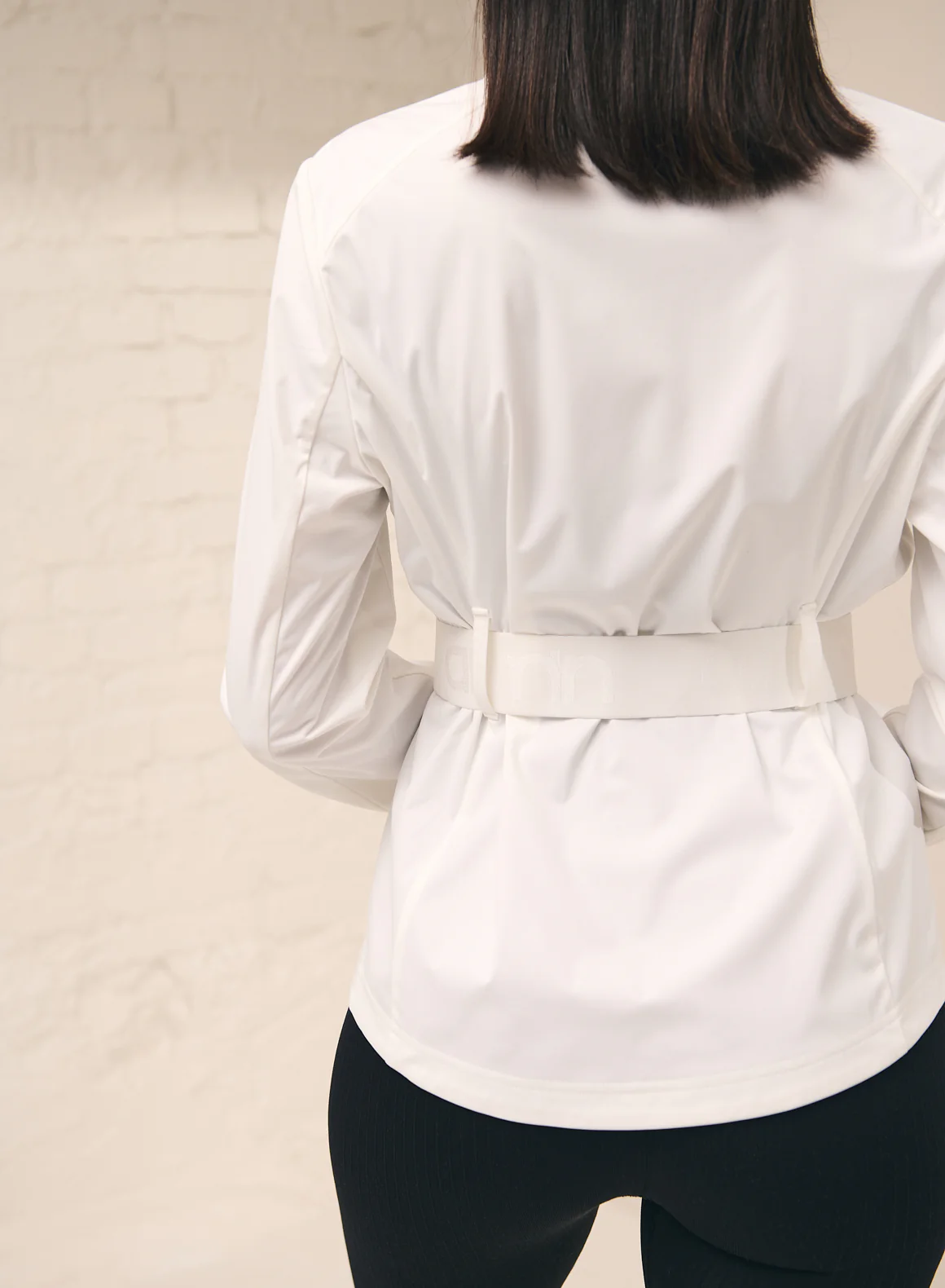 White Softshell 4-Way Stretch Jacket - Image 3