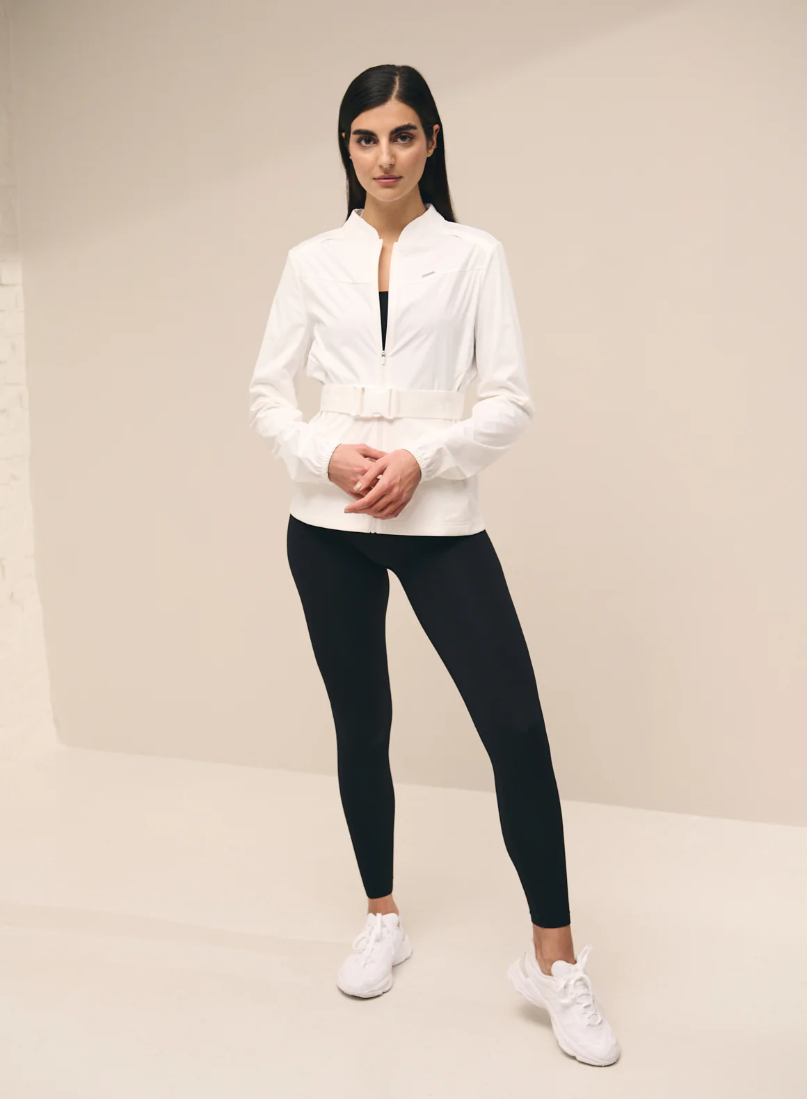 White Softshell 4-Way Stretch Jacket - Image 6